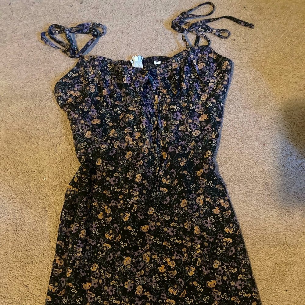 Floral print dress